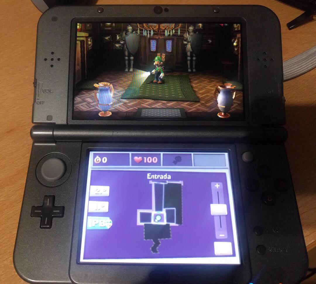 Luigi's Mansion 2 - Pantalla de juego