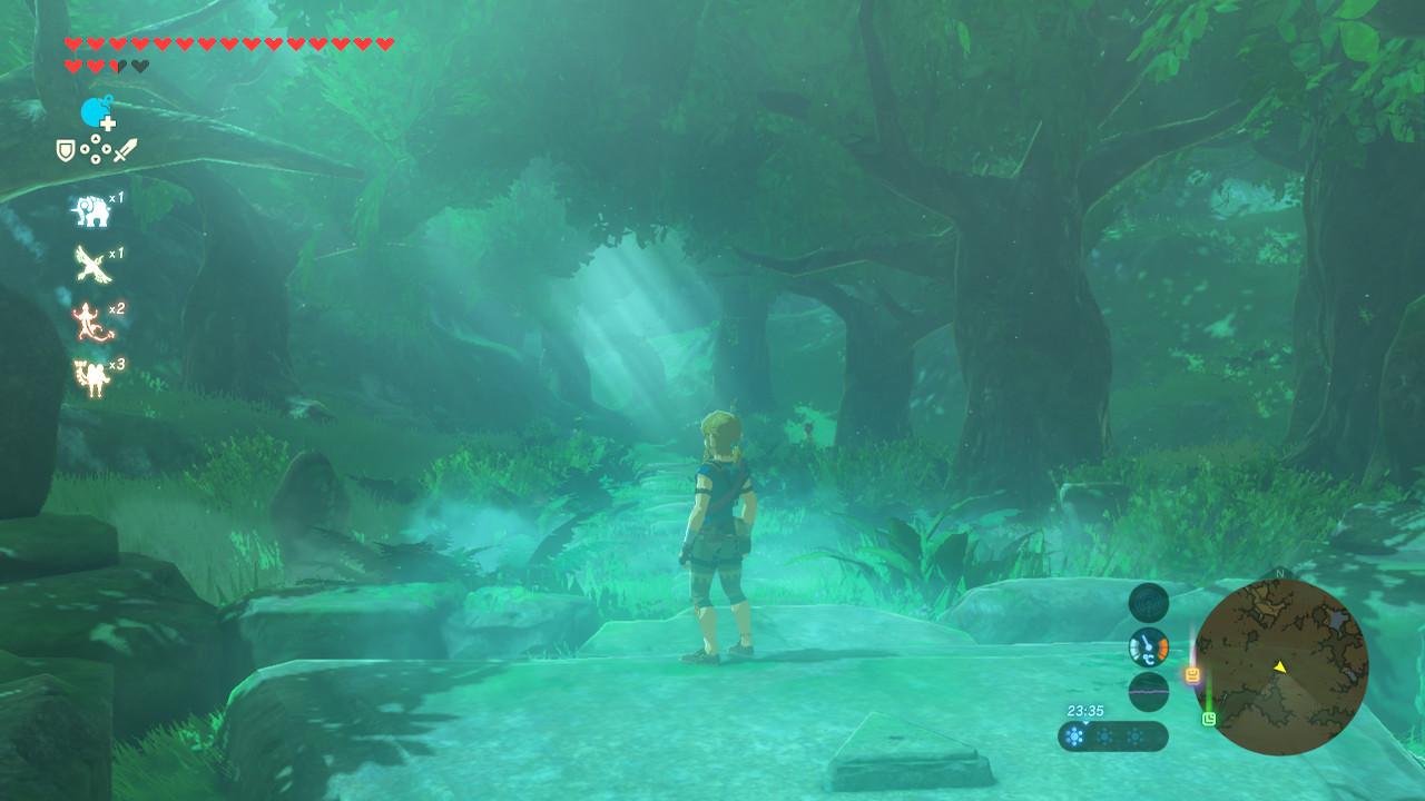 Link en el bosque; un clásico de la saga