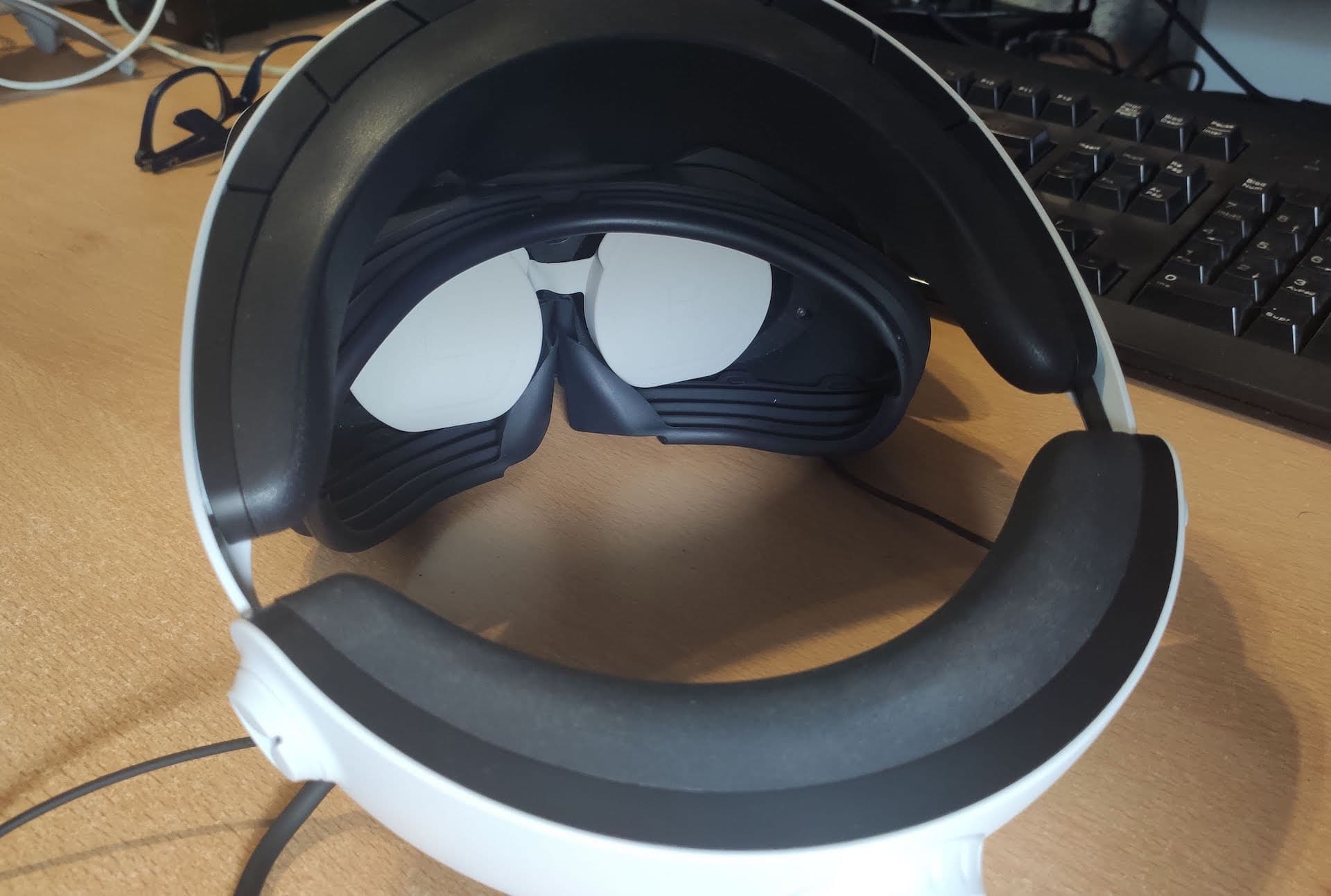 Trasera casco PlayStation VR 2